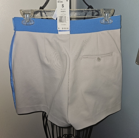 Adidas Pearl Gray/pulse Blue Shorts - Picture 7 of 9